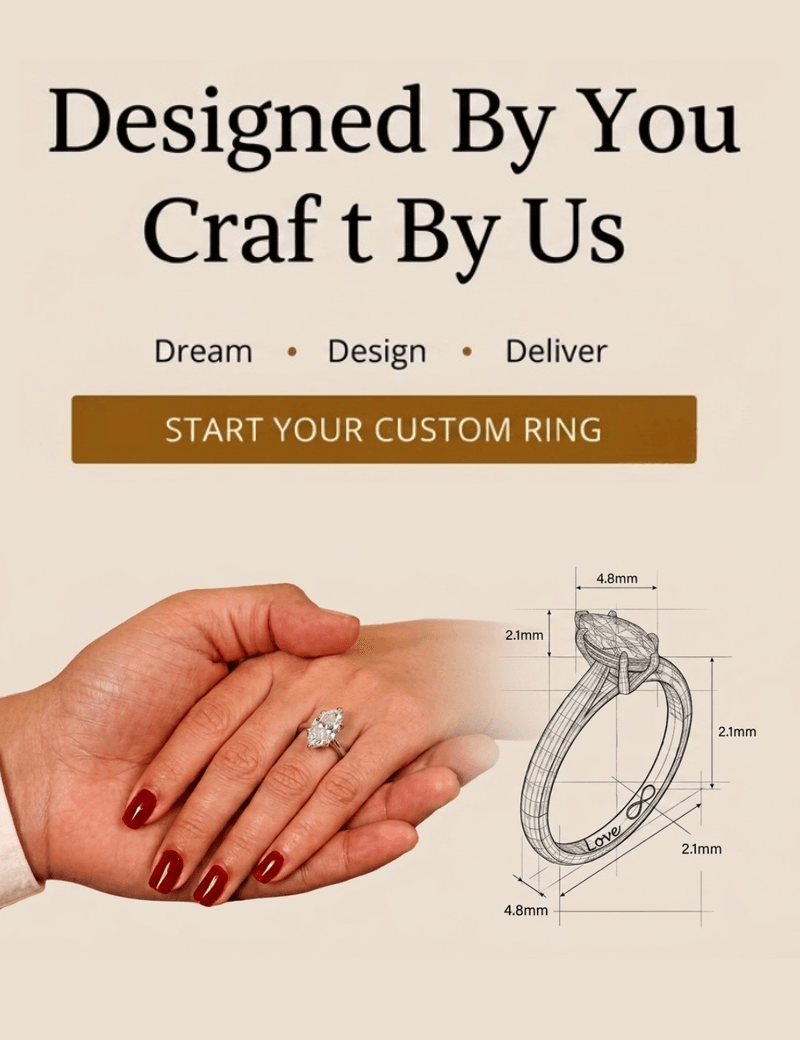 Designed by you, craft by us - start your custom ring