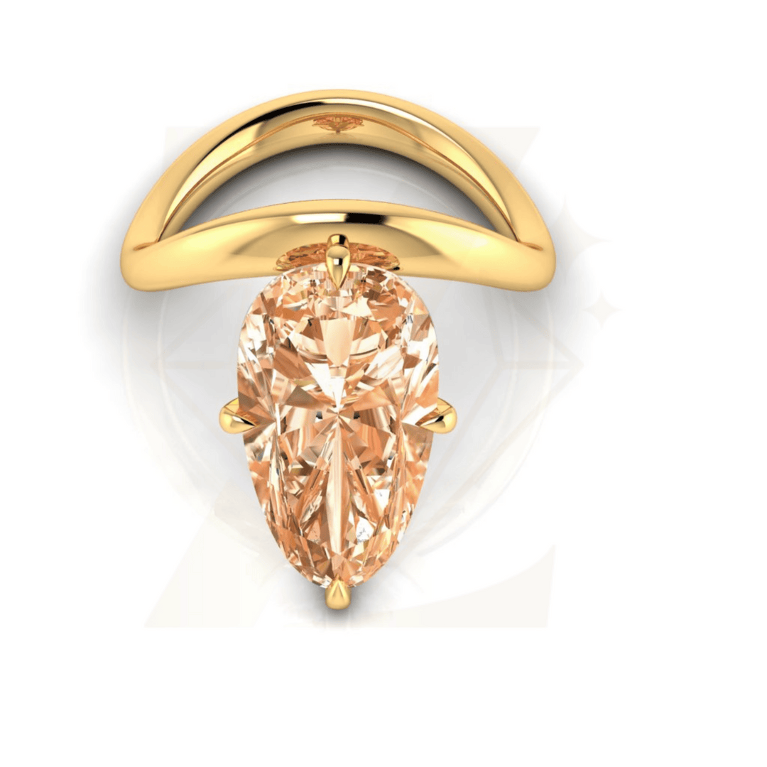 10.70 CTW Oval Cut Ring - Zuvelio.com