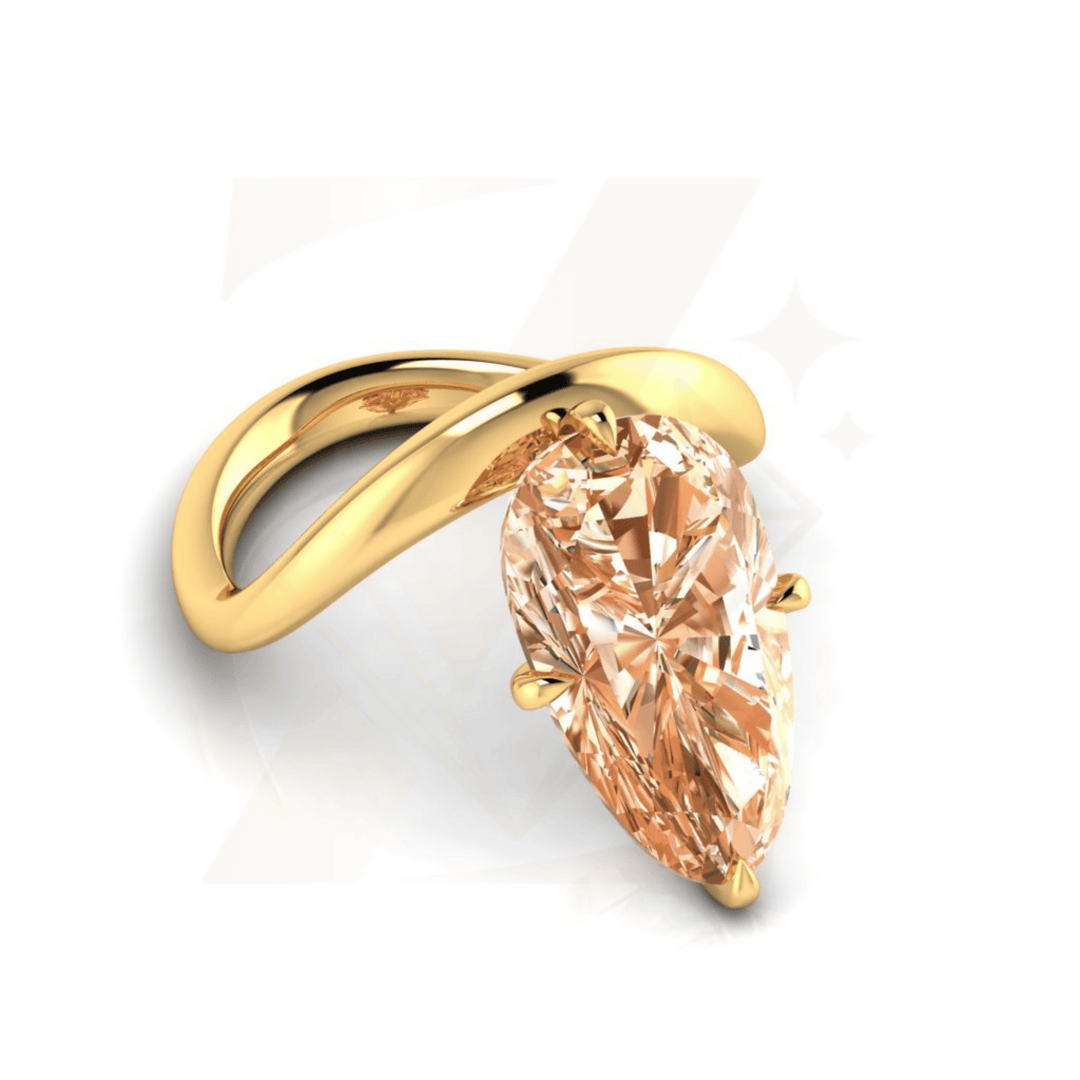 10.70 CTW Oval Cut Ring - Zuvelio.com