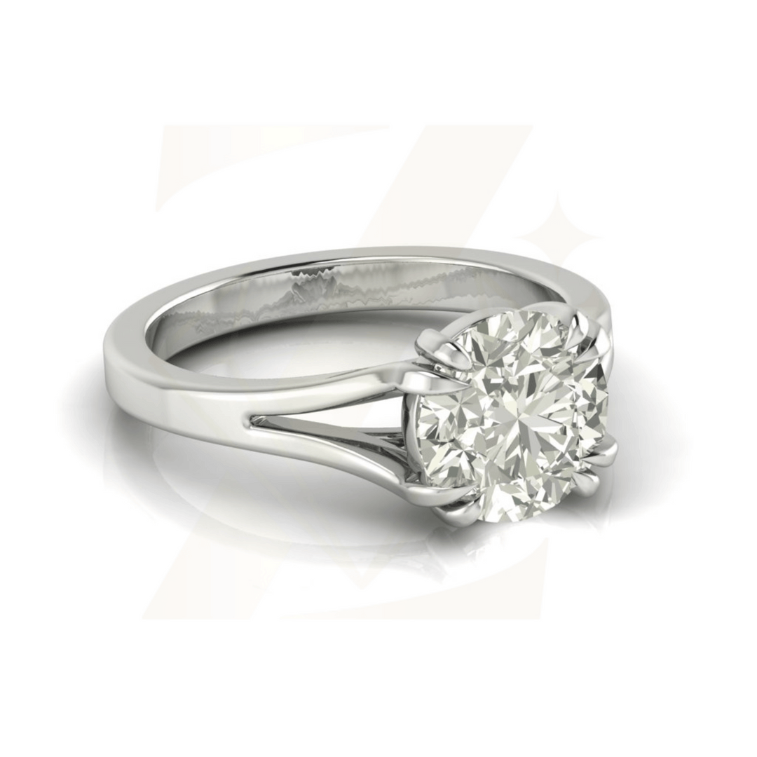 2.60 CTW Round Cut Ring - Zuvelio.com