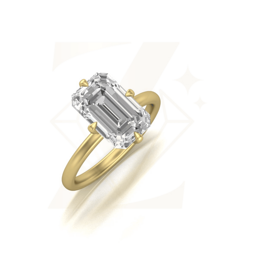 5.35 CTW Emerald Cut Ring