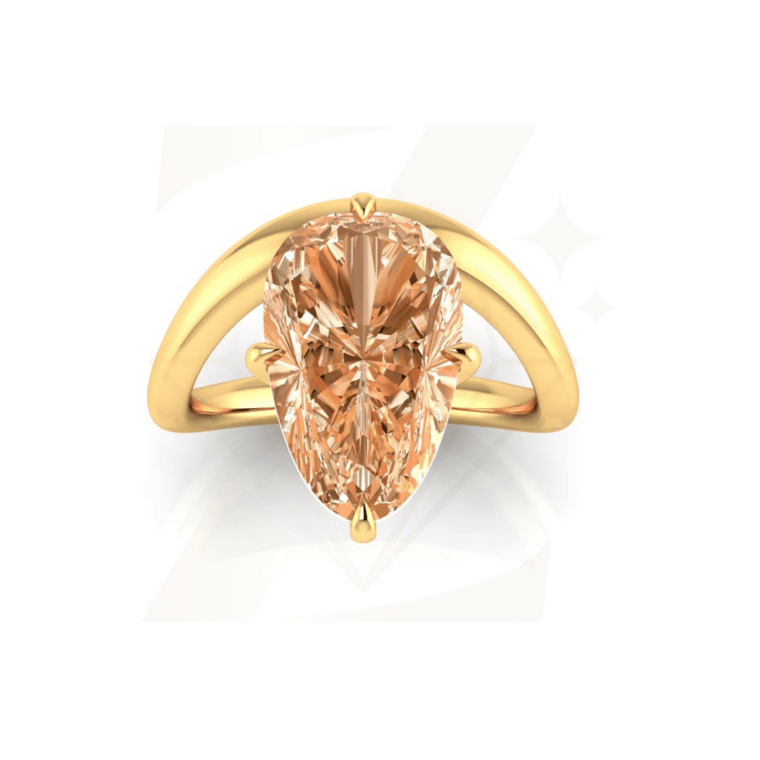 10.70 CTW Oval Cut Ring - Zuvelio.com