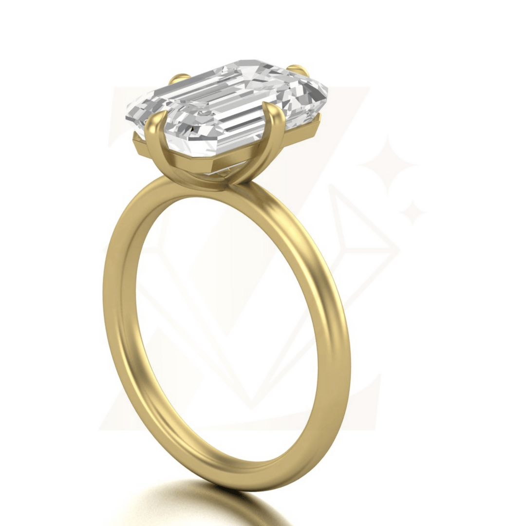 5.35 CTW Emerald Cut Ring