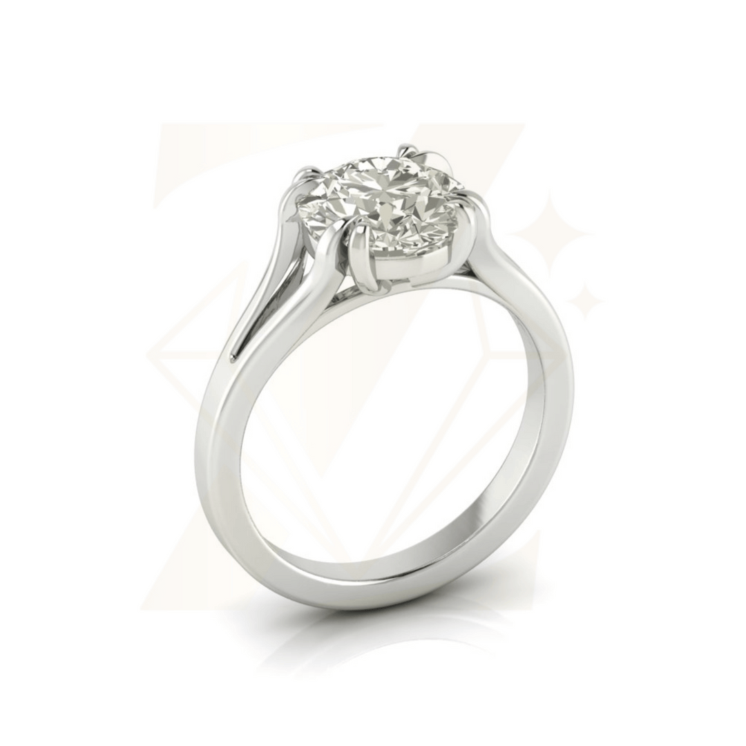 2.60 CTW Round Cut Ring - Zuvelio.com