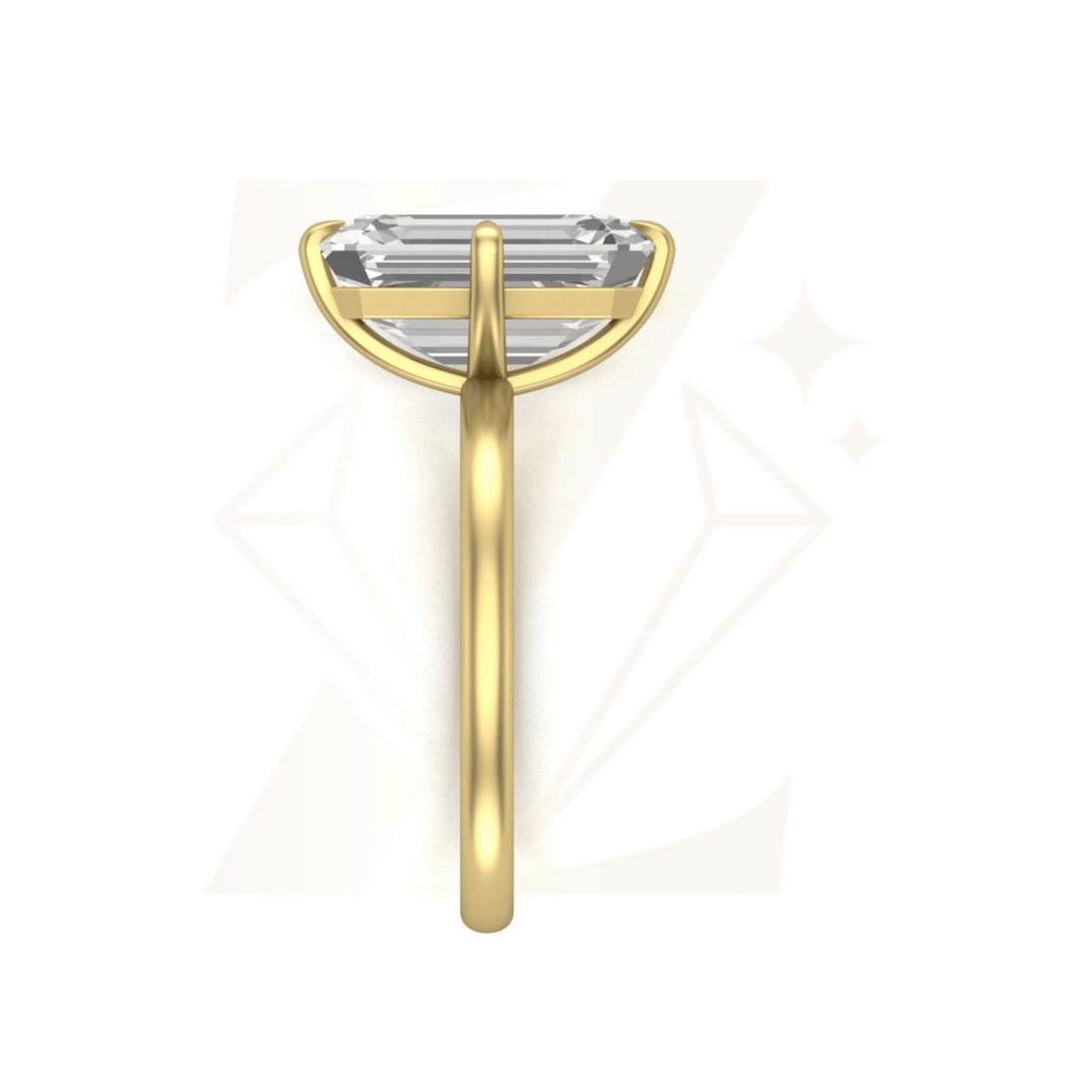 5.35 CTW Emerald Cut Ring