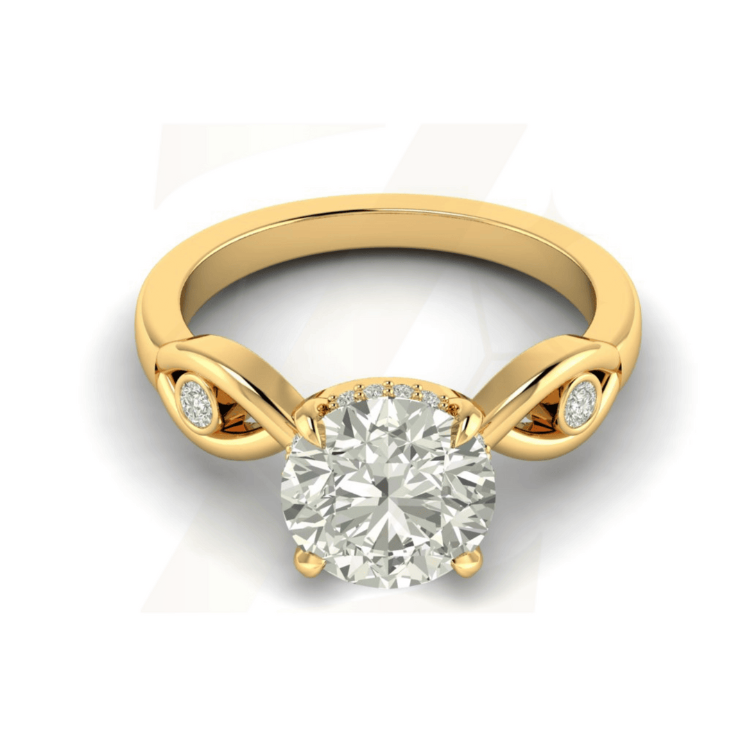 2.74 CTW Round Cut Ring - Zuvelio.com