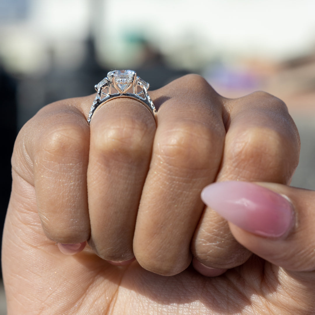 Half Eternity Engagement Ring