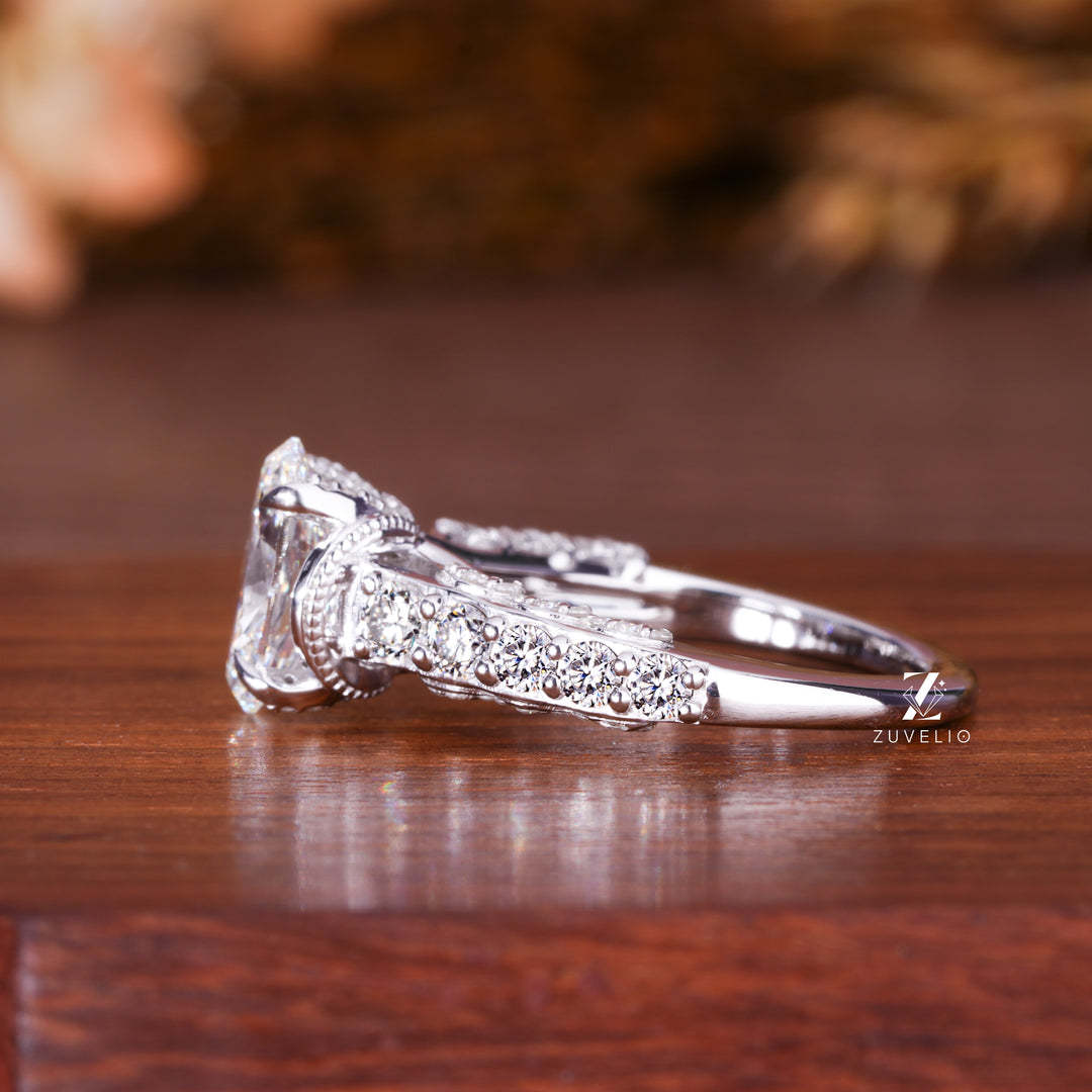 Oval Cut Diamond Ring - Zuvelio.com