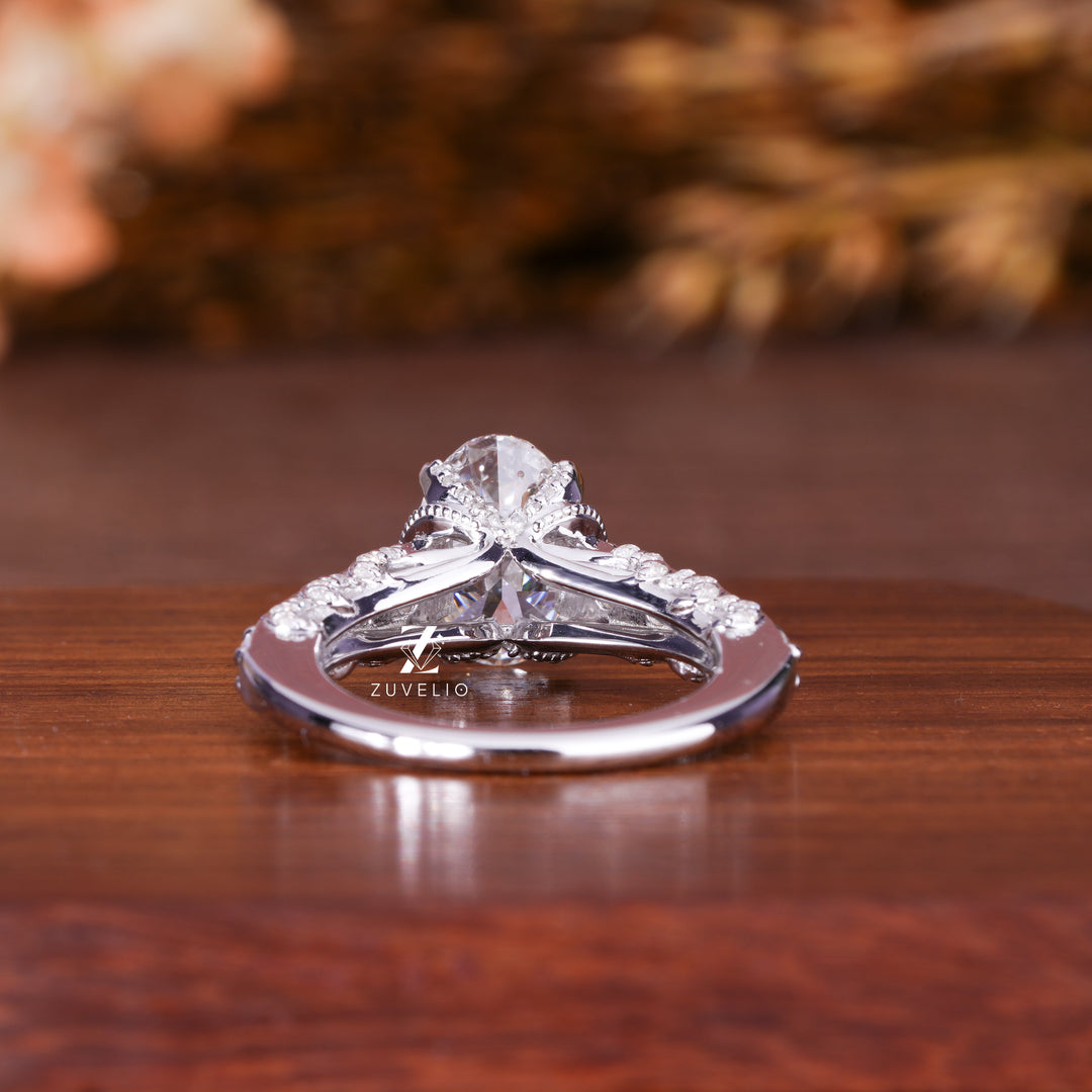 Oval Cut Diamond Ring - Zuvelio.com