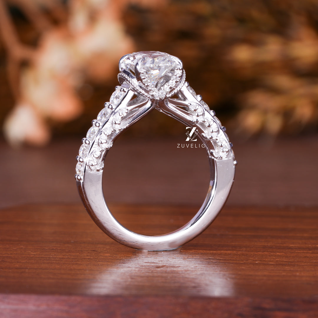 Oval Cut Diamond Ring - Zuvelio.com