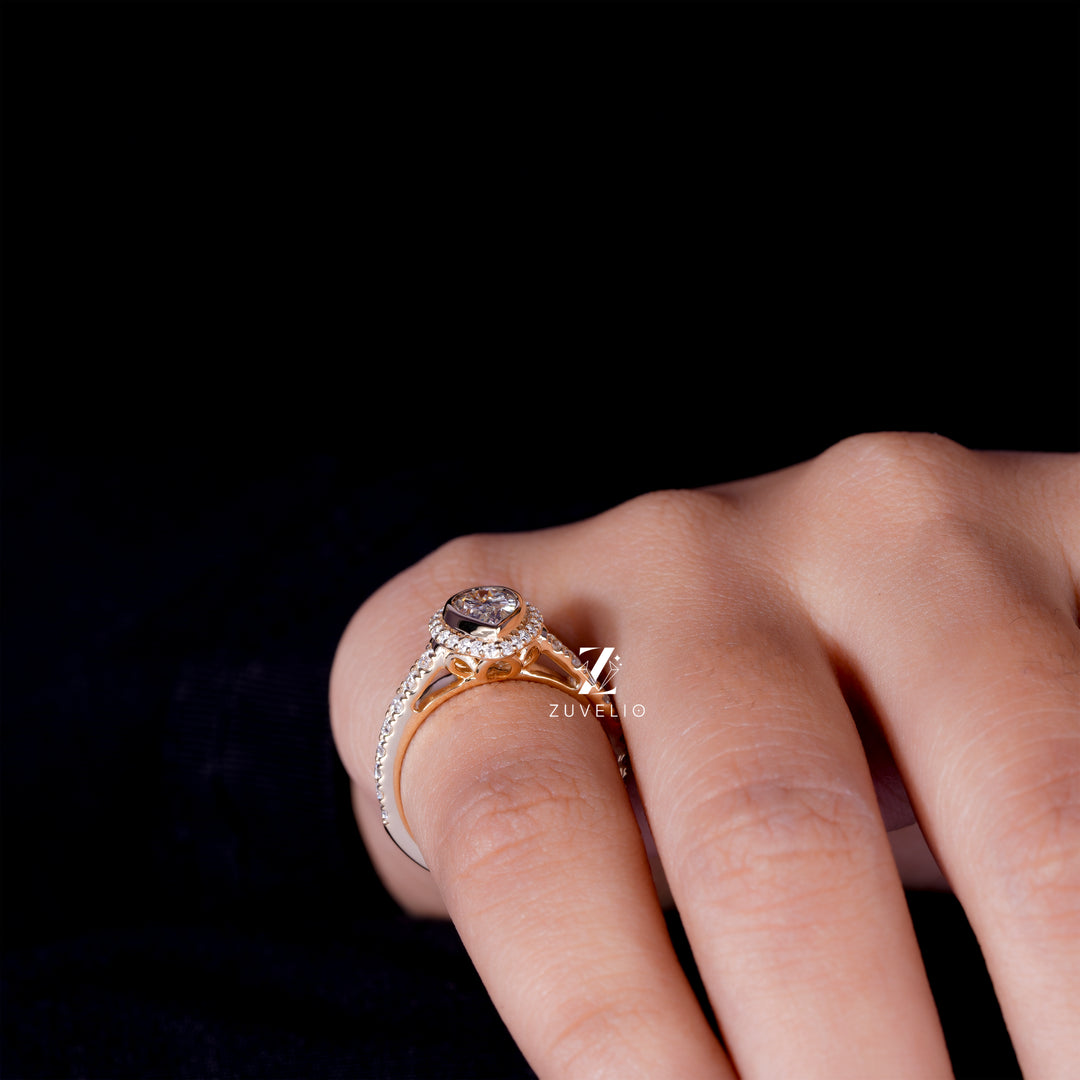 1.18 Ct Pear Cut Engagement Ring - Zuvelio.com