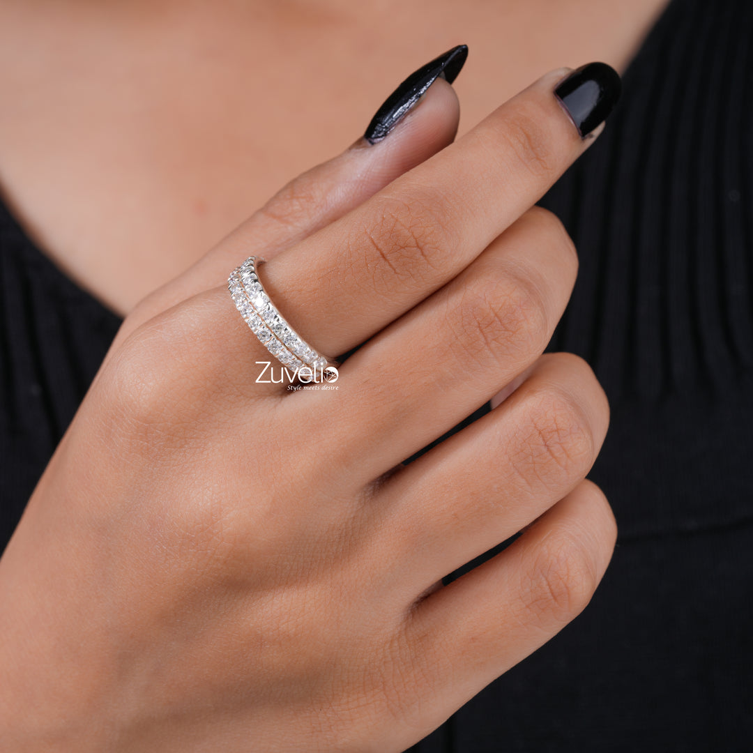 Round Pair Wedding Band - Zuvelio.com