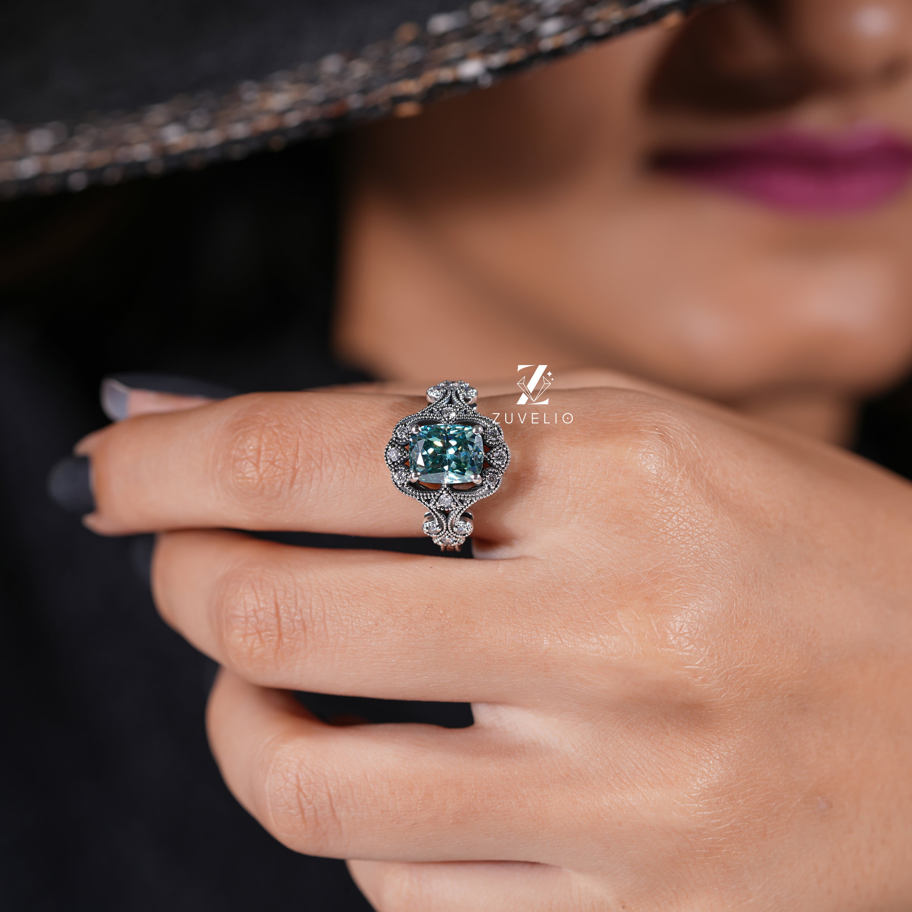 Shop Radiant Cut Moissanite & Lab Gr - Zuvelio.com