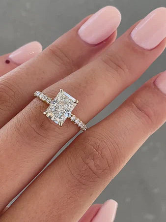 Radiant Cut Engagement Ring